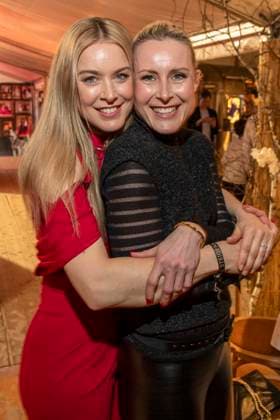 abb Nina Ensmann und Franziska Hippe zu Gast beim Gala Dinner Preisverleihung bei 10.Jahre Baltic Lights Night 2026 Promi Charity Schlittenhunderennen zu Gunsten der Welthungerhilfe an der Ostsee zwischen der Seebruecke Ahlbeck und der Seebruecke Heringsdorf, Samstag 07.03.2026 in Heringsdorf MV Deutschland
