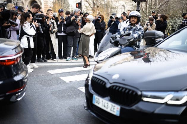 Celebrities arrive at Hermes Womenswear Fall Winter 2026 2027 show as part of Paris Fashion Week, 07 03 2026 Celebrities AT Hermes Womenswear Fall Winter 2026 2027 show as part of Paris Fashion Week 453853 2026 03 07  Copyright: xLionelxGuericolasx xStarfacex STAR_453853_025