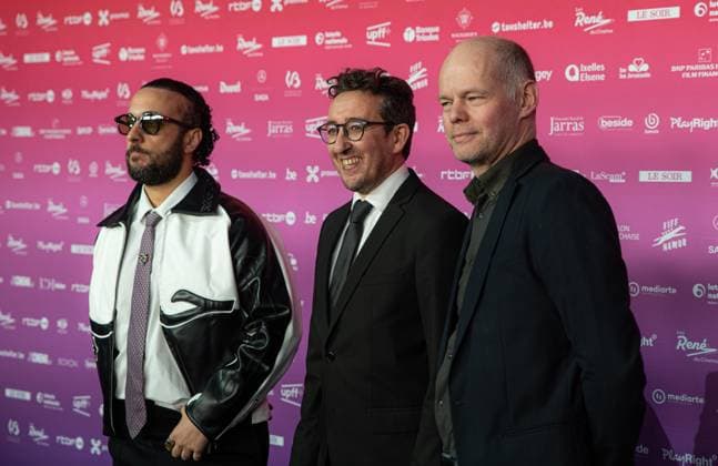 BXL team poses for the photographer before the 15th edition of the Rene du Cinema film awards ceremony, Saturday 07 March 2026, in Brussels. The awards are rewarded to movies of Belgian French-speaking producers.  EMILExWINDAL 166821624