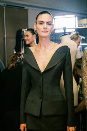 Clara Schmitt Paris Fashion Week PAP AW26 Georges Hobeika Paris Fashion Week Backstage at the Georges Hobeika show 453855 2026 03 07  Copyright: xJean-BaptistexSoulliatx xStarfacex STAR_453855_011
