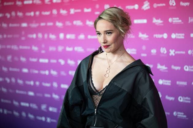 Actress Deborah Francois poses for the photographer before the 15th edition of the Rene du Cinema film awards ceremony, Saturday 07 March 2026, in Brussels. The awards are rewarded to movies of Belgian French-speaking producers.  EMILExWINDAL 166821684