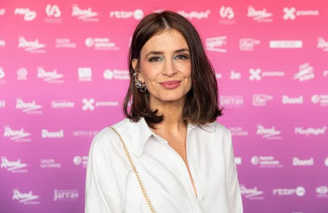 Belgian journalist Elodie de Selys poses for the photographer before the 15th edition of the Rene du Cinema film awards ceremony, Saturday 07 March 2026, in Brussels. The awards are rewarded to movies of Belgian French-speaking producers.  EMILExWINDAL 166821754
