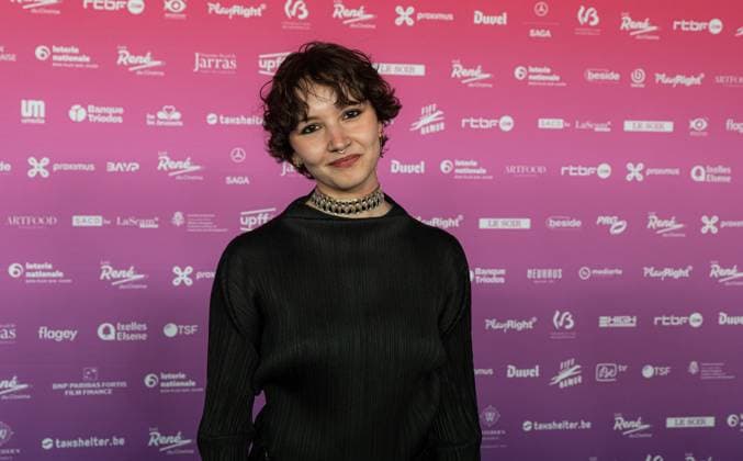 Actress Adele Pinckaers On vous croit poses for the photographer the 15th edition of the Rene du Cinema film awards ceremony, Saturday 07 March 2026, in Brussels. The awards are rewarded to movies of Belgian French-speaking producers.  EMILExWINDAL 166821772