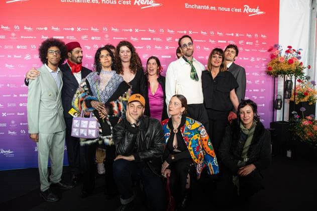 Aimer perdre team poses for the photographer before the 15th edition of the Rene du Cinema film awards ceremony, Saturday 07 March 2026, in Brussels. The awards are rewarded to movies of Belgian French-speaking producers.  EMILExWINDAL 166821813