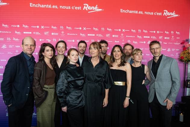 Pandore team poses for the photographer before the 15th edition of the Rene du Cinema film awards ceremony, Saturday 07 March 2026, in Brussels. The awards are rewarded to movies of Belgian French-speaking producers.  EMILExWINDAL 166822044
