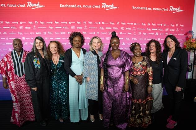 Muganga, celui qui soigne team poses for the photographer before the 15th edition of the Rene du Cinema film awards ceremony, Saturday 07 March 2026, in Brussels. The awards are rewarded to movies of Belgian French-speaking producers.  EMILExWINDAL 166822055