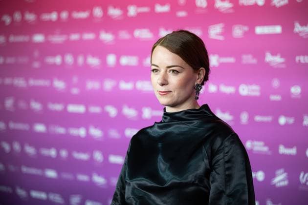 Nominee for Best Short Film with La moisson Alice D Hauwe poses for the photographer before the 15th edition of the Rene du Cinema film awards ceremony, Saturday 07 March 2026, in Brussels. The awards are rewarded to movies of Belgian French-speaking producers.  EMILExWINDAL 166822069