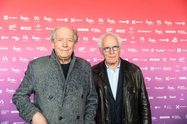 Directors brothers Jean-pierre and Luc Dardenne pose for the photographer before the 15th edition of the Rene du Cinema film awards ceremony, Saturday 07 March 2026, in Brussels. The awards are rewarded to movies of Belgian French-speaking producers.  EMILExWINDAL 166822077