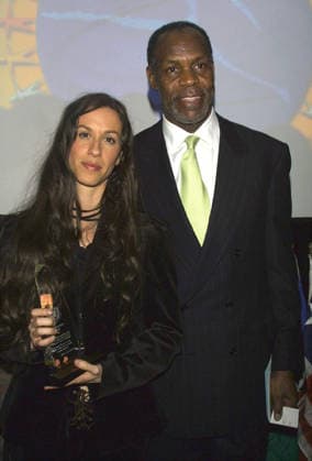 Global Tolerance Awards Dec 11, 2001; New York, NY, USA; Singer ALANIS MORRISETTE & actor DANNY GLOVER @ the Global. Tolerance Awards held @ the United Nations.. Copyright: xNancyxKaszermanx