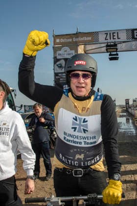 abb Sascha Vollmer Teilnehmer am Strand bei 10.Jahre Baltic Lights 2026 Promi Charity Schlittenhunderennen zu Gunsten der Welthungerhilfe an der Ostsee zwischen der Seebruecke Ahlbeck und der Seebruecke Heringsdorf ,Samstag 07.03.2026 in Heringsdorf MV Deutschland