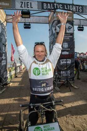 abb Bernhard Bettermann Teilnehmer am Strand bei 10.Jahre Baltic Lights 2026 Promi Charity Schlittenhunderennen zu Gunsten der Welthungerhilfe an der Ostsee zwischen der Seebruecke Ahlbeck und der Seebruecke Heringsdorf ,Samstag 07.03.2026 in Heringsdorf MV Deutschland
