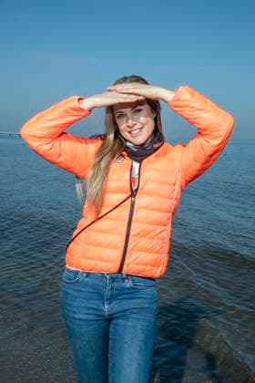 abb Nina Ensmann Teilnehmerin am Strand bei 10.Jahre Baltic Lights 2026 Promi Charity Schlittenhunderennen zu Gunsten der Welthungerhilfe an der Ostsee zwischen der Seebruecke Ahlbeck und der Seebruecke Heringsdorf ,Samstag 07.03.2026 in Heringsdorf MV Deutschland