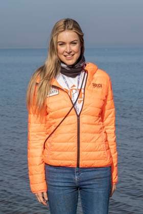 abb Nina Ensmann Teilnehmerin am Strand bei 10.Jahre Baltic Lights 2026 Promi Charity Schlittenhunderennen zu Gunsten der Welthungerhilfe an der Ostsee zwischen der Seebruecke Ahlbeck und der Seebruecke Heringsdorf ,Samstag 07.03.2026 in Heringsdorf MV Deutschland