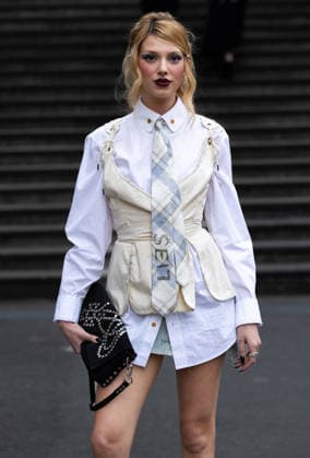 Danielle Marcan at the Arrivals at the Vivienne Westwood Collection Prêt à Porter Automne Hiver 2026 2027 fashion show as part of Paris Fashion Week PFW at Grand Plateau, Paris, France, March 07, 2026 Thibault Duboucher Bestimage Arrivals at the Vivienne Westwood fashion show as part of Paris Fashion Week Fall 2026 held at Césure on March 07, 2026 in Paris, France Paris France  Copyright: xThibaultxDuboucherx xBestimagexThibaultxDuboucherx xBestimagex