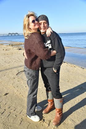 Erdogan Atalay mit Frau Katja Ohneck beim BALTIC LIGHTS-WARM UP 2026 Charity Schilttenhunderennen in Heringsdorf auf Usedom am 07.03.2026