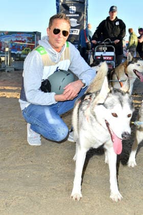 Patrick Graf von Faber-Castell beim BALTIC LIGHTS-WARM UP 2026 Charity Schilttenhunderennen in Heringsdorf auf Usedom am 07.03.2026