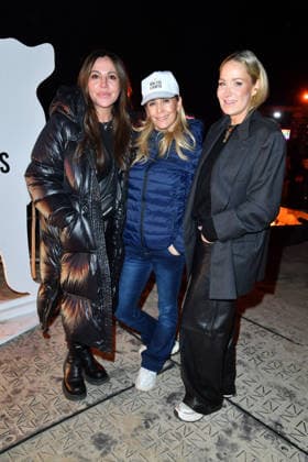 Simone Thomalla, Tanja Lanäus und Janine Kunze beim BALTIC LIGHTS-WARM UP 2026 Charity Schilttenhunderennen in Heringsdorf auf Usedom am 07.03.2026