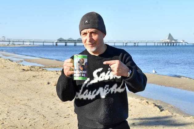 Erdogan Atalay beim BALTIC LIGHTS-WARM UP 2026 Charity Schilttenhunderennen in Heringsdorf auf Usedom am 07.03.2026