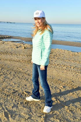 Tanja Lanäus beim BALTIC LIGHTS-WARM UP 2026 Charity Schilttenhunderennen in Heringsdorf auf Usedom am 07.03.2026