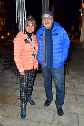 Christine Stumph mit Ehemann Wolfgang Stumph beim BALTIC LIGHTS-WARM UP 2026 Charity Schilttenhunderennen in Heringsdorf auf Usedom am 07.03.2026
