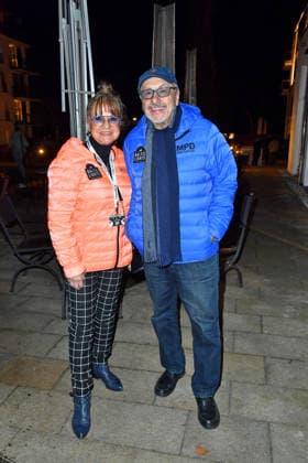 Christine Stumph mit Ehemann Wolfgang Stumph beim BALTIC LIGHTS-WARM UP 2026 Charity Schilttenhunderennen in Heringsdorf auf Usedom am 07.03.2026