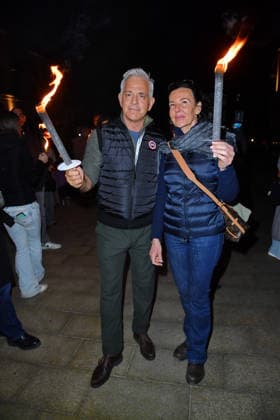 Florian Fitz und Nicole Toursarkissian beim BALTIC LIGHTS-WARM UP 2026 Charity Schilttenhunderennen in Heringsdorf auf Usedom am 07.03.2026