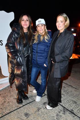 Simone Thomalla, Tanja Lanäus und Janine Kunze beim BALTIC LIGHTS-WARM UP 2026 Charity Schilttenhunderennen in Heringsdorf auf Usedom am 07.03.2026