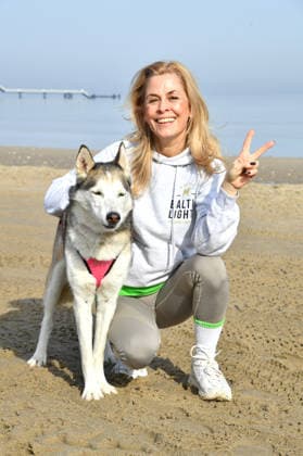 Tanja Lanäus beim BALTIC LIGHTS 2026 Charity Schilttenhunderennen in Heringsdorf auf Usedom am 07.03.2026