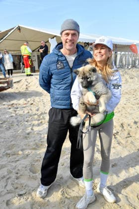 Matthias Schloo und Tanja Lanäus beim BALTIC LIGHTS 2026 Charity Schilttenhunderennen in Heringsdorf auf Usedom am 07.03.2026