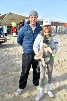 Matthias Schloo und Tanja Lanäus beim BALTIC LIGHTS 2026 Charity Schilttenhunderennen in Heringsdorf auf Usedom am 07.03.2026