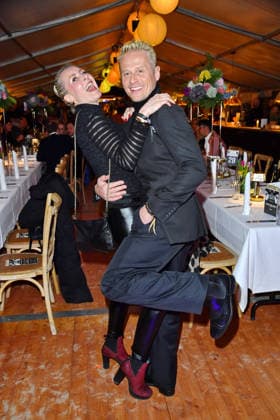 Franziska Hippe und Roman Knizka beim BALTIC LIGHTS 2026 Charity Schilttenhunderennen in Heringsdorf auf Usedom am 07.03.2026