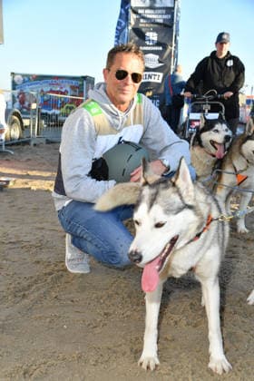 Patrick Graf von Faber-Castell beim BALTIC LIGHTS-WARM UP 2026 Charity Schilttenhunderennen in Heringsdorf auf Usedom am 07.03.2026