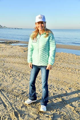 Tanja Lanäus beim BALTIC LIGHTS-WARM UP 2026 Charity Schilttenhunderennen in Heringsdorf auf Usedom am 07.03.2026