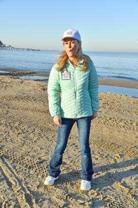 Tanja Lanäus beim BALTIC LIGHTS-WARM UP 2026 Charity Schilttenhunderennen in Heringsdorf auf Usedom am 07.03.2026