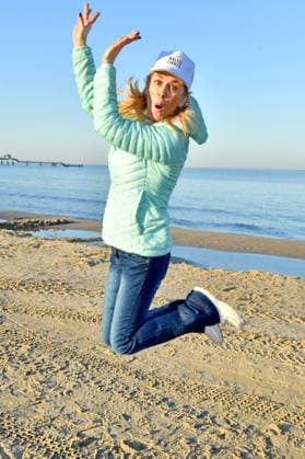 Tanja Lanäus beim BALTIC LIGHTS-WARM UP 2026 Charity Schilttenhunderennen in Heringsdorf auf Usedom am 07.03.2026