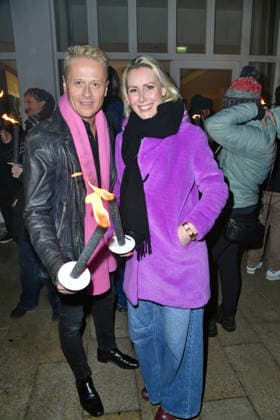Roman Knizka und Franziska Hippe beim BALTIC LIGHTS-WARM UP 2026 Charity Schilttenhunderennen in Heringsdorf auf Usedom am07.03.2026