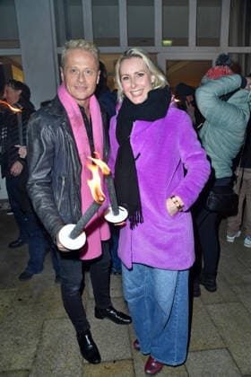 Roman Knizka und Franziska Hippe beim BALTIC LIGHTS-WARM UP 2026 Charity Schilttenhunderennen in Heringsdorf auf Usedom am07.03.2026