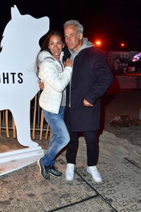 Katja Woywood und Marco Girnth beim BALTIC LIGHTS-WARM UP 2026 Charity Schilttenhunderennen in Heringsdorf auf Usedom am 07.03.2026