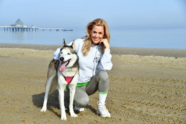 Tanja Lanäus beim BALTIC LIGHTS 2026 Charity Schilttenhunderennen in Heringsdorf auf Usedom am 07.03.2026