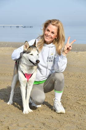 Tanja Lanäus beim BALTIC LIGHTS 2026 Charity Schilttenhunderennen in Heringsdorf auf Usedom am 07.03.2026