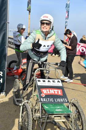 Sanna Englund beim BALTIC LIGHTS 2026 Charity Schilttenhunderennen in Heringsdorf auf Usedom am 07.03.2026