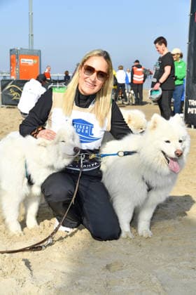 Janine Kunze beim BALTIC LIGHTS 2026 Charity Schilttenhunderennen in Heringsdorf auf Usedom am 07.03.2026