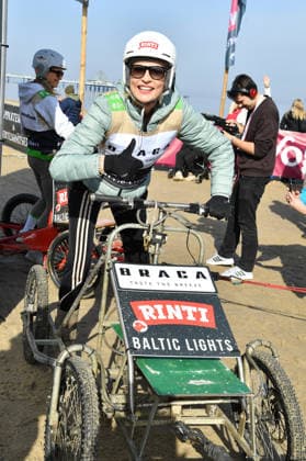 Sanna Englund beim BALTIC LIGHTS 2026 Charity Schilttenhunderennen in Heringsdorf auf Usedom am 07.03.2026