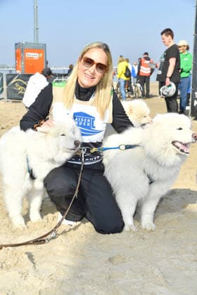 Janine Kunze beim BALTIC LIGHTS 2026 Charity Schilttenhunderennen in Heringsdorf auf Usedom am 07.03.2026