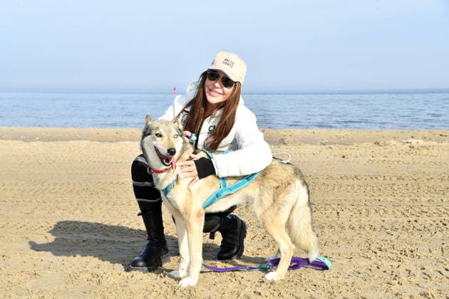 Simone Thomalla beim BALTIC LIGHTS 2026 Charity Schilttenhunderennen in Heringsdorf auf Usedom am 07.03.2026