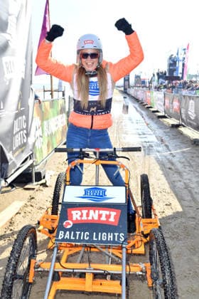 Nina Ensmann beim BALTIC LIGHTS 2026 Charity Schilttenhunderennen in Heringsdorf auf Usedom am 07.03.2026