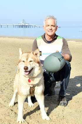 Florian Fitz beim BALTIC LIGHTS 2026 Charity Schilttenhunderennen in Heringsdorf auf Usedom am 07.03.2026