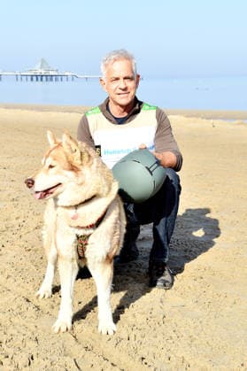 Florian Fitz beim BALTIC LIGHTS 2026 Charity Schilttenhunderennen in Heringsdorf auf Usedom am 07.03.2026