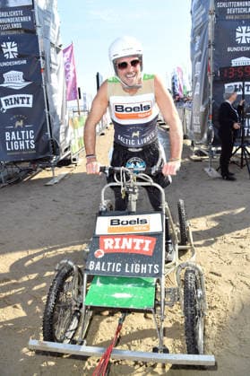 Robert Redweik beim BALTIC LIGHTS 2026 Charity Schilttenhunderennen in Heringsdorf auf Usedom am 07.03.2026