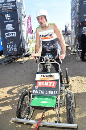 Robert Redweik beim BALTIC LIGHTS 2026 Charity Schilttenhunderennen in Heringsdorf auf Usedom am 07.03.2026